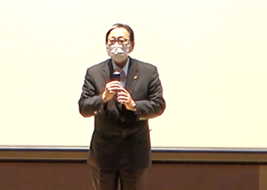 吉田学長による開会挨拶2