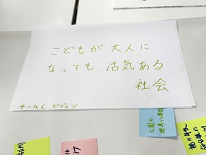 グループワークの成果（将来ビジョン）