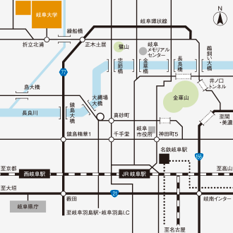 大学までの案内図